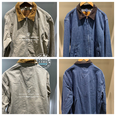 李维斯牛仔外套翻领撞色百搭纯棉