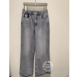 NUTS国内代购 2026春 高腰直筒休闲百搭水洗牛仔裤7211102A1