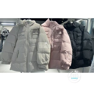 特价 MOUSSY国内代购 25秋冬 中长款连帽羽绒服外套028IAC30-1097