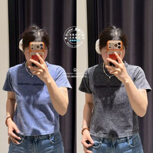 MOUSSY国内代购 26春夏 INSILENCE联名短袖T恤衫女 010JSF01-5951