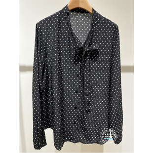 摩凡 衬衫 国内代购 百搭波点系带领长袖 MBX651031 26早春 MOFAN