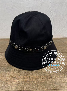 INITIAL国内代购 25秋 女铆钉时尚百搭渔夫帽25FH2FMCXX104换