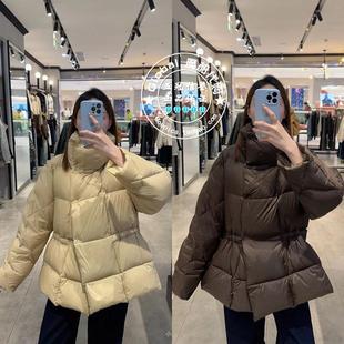 010HAS30 特价 立领泡芙面包服羽绒服外套 24冬 7801 MOUSSY代购