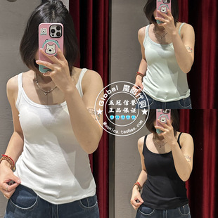 MOUSSY国内代购 25春夏 日系修身打底吊带衫背心女 028ISA80-2711