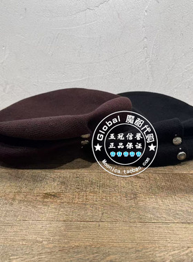 INITIAL国内代购 25秋 女时尚金属装饰贝雷帽25FH6FMCXX109换