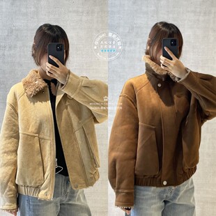 MOUSSY国内代购 26秋冬 日系工装毛领夹克棉服外套 028JAA30-1706