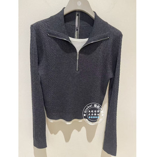 NUTS女装国内代购 2025冬翻领休闲百搭针织衫6410566A2/6410566A1