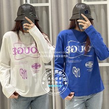 特价 SLY代购 24春 圆领字母印花棉长袖T恤衫女 030HSZ90-1561