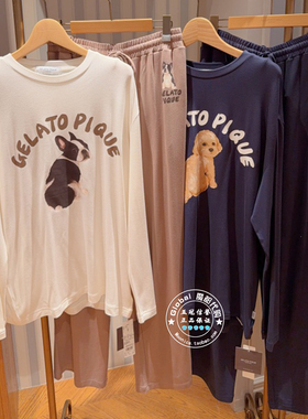 gelato pique 国内代购 25冬 小狗睡衣男女PHCT255946/PHCP255947