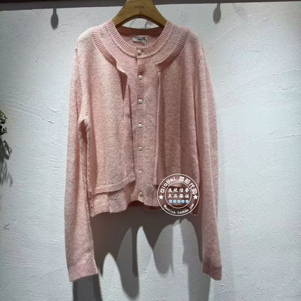 INITIAL国内代购 26春 纯色简约百搭针织开衫26SYTFMCVV598不退换