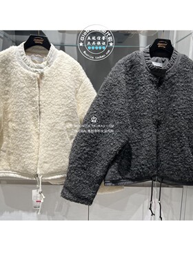 特价 MOUSSY国内代购 26冬 仿羊羔绒圆领棉服外套女028IAC30-1110
