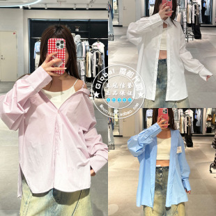 多种穿搭吊 25夏 带翻领衬衫 两件套 2091 特价 030ISR30 SLY代购