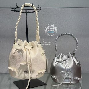 MOUSSY国内代购 26春夏 日系纯色单肩手提包包女 028JSA56-1009