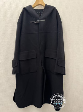 INITIAL国内代购 25冬 女连帽中长款毛呢大衣25WCOFMCVV815不退换