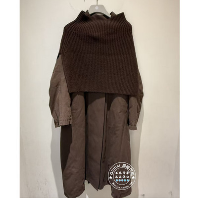 NUTS女装国内代购 25冬 纯色围脖时尚长款系带羽绒服6440922A1