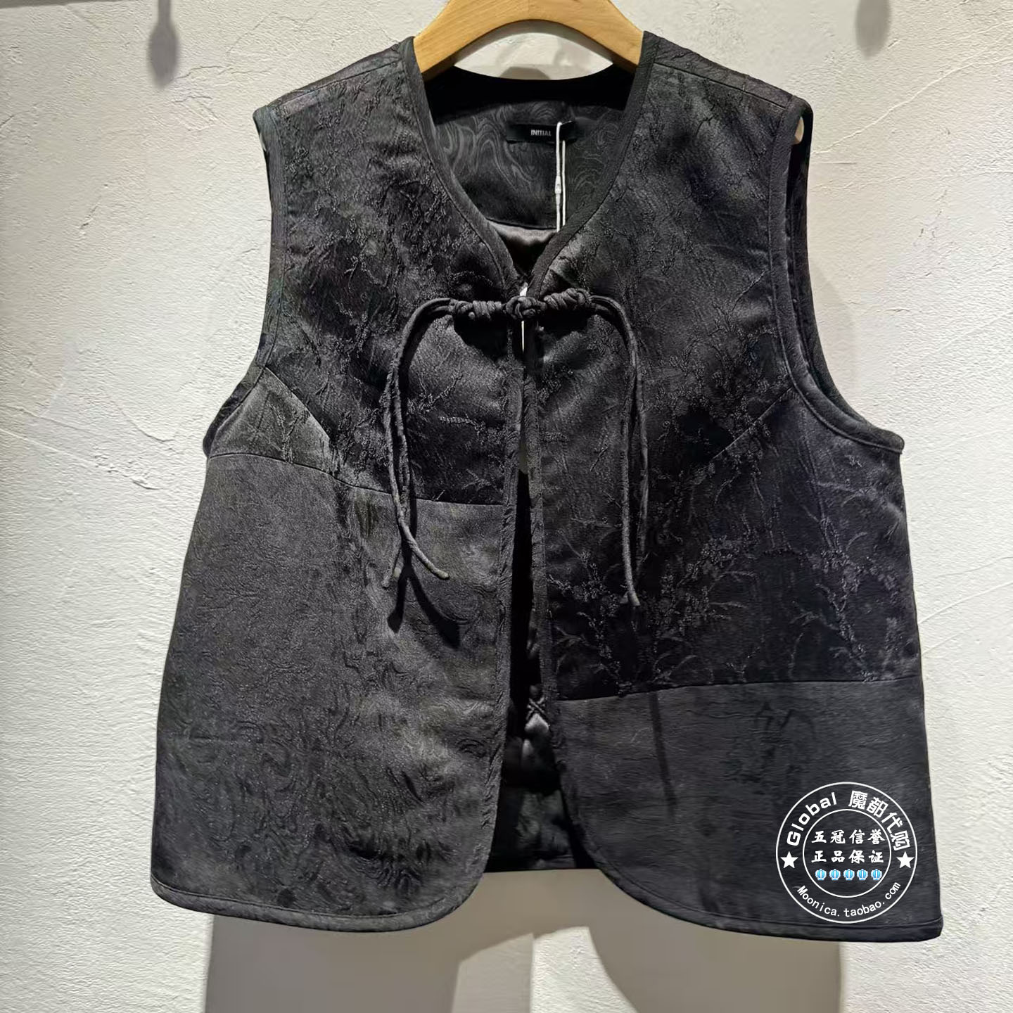 INITIAL国内代购 26春 女纹理新中式国风马夹26SWVFMCVV508不退换