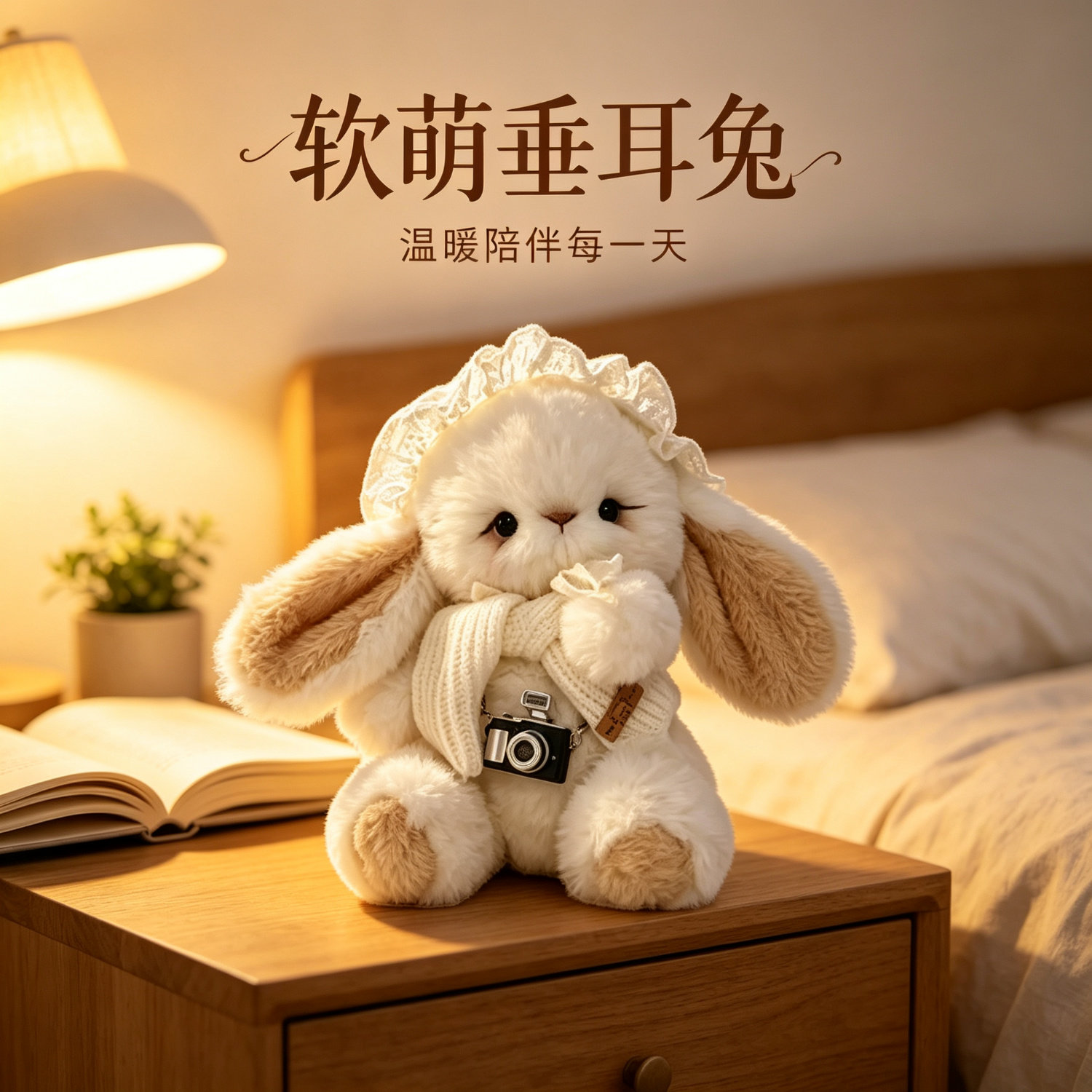 垂耳兔安抚治愈可爱毛绒公仔礼物