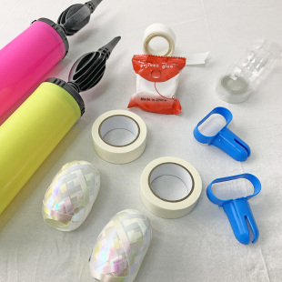 【布置工具】气球布置用品打气筒打结神器气球绳配件工具气球点胶