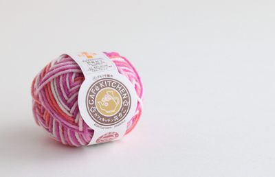 横田Café Kitchen环保线多彩段染Daruma日本进口厨房钩针织DIY