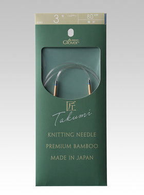 日本可乐Clover环形棒针80cm环形针毛衣围巾竹针棒针编织工具