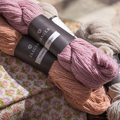 IsagerTvinni提花中细羊毛线50g