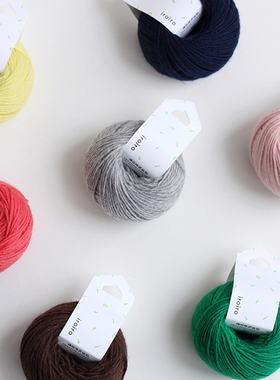 日本横田daruma纯羊毛线iroiro羊毛冬季手工编织娃娃帽子手套配线