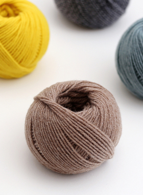 空气羊驼AiryWoolAlpaca日本进口横田daruma超软羊毛线儿童围巾