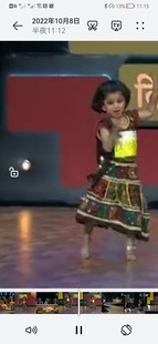 鸿舞衣 印度儿童舞蹈服装