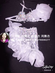 鸿舞衣超闪肚皮舞鼓舞演出服