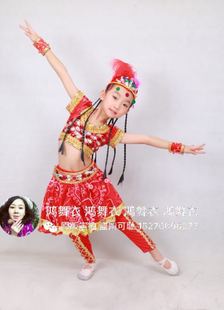 鸿舞衣新疆维吾尔族儿童演出服装