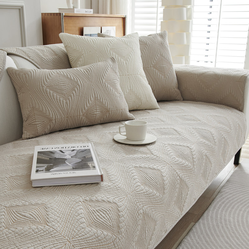 全棉沙发垫四季通用防滑2024新款纯棉简约现代真皮全包套罩巾盖布,居家布艺,沙发垫,淘宝优惠券,粉丝福利购,淘宝优惠卷