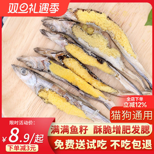 热销20W+多春鱼冻干猫零食小鱼干