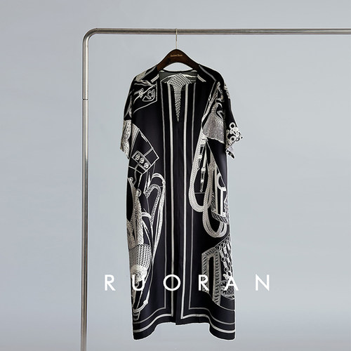 重磅高端100%桑蚕丝连衣裙