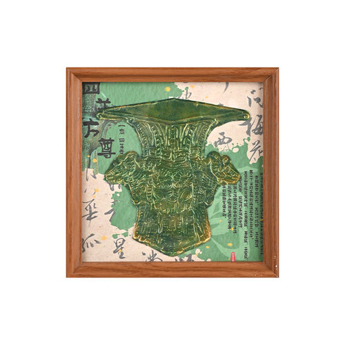 马年手工錾刻锡纸画材料