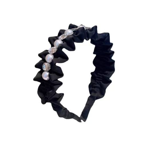 新款高级感珍珠发箍高颅