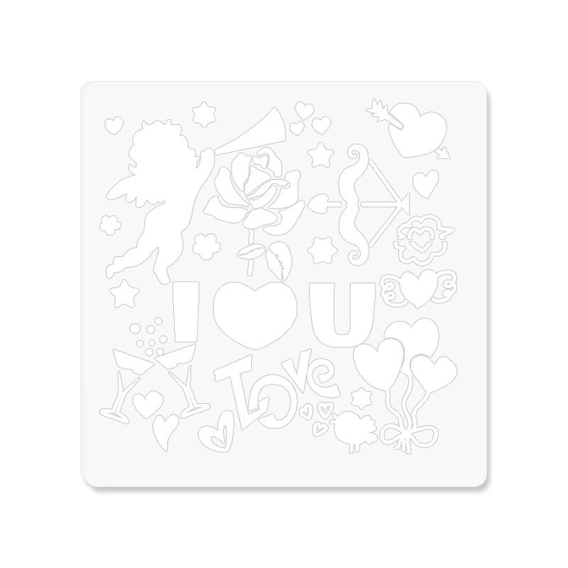 爆炸盒子主题花边尺绘画