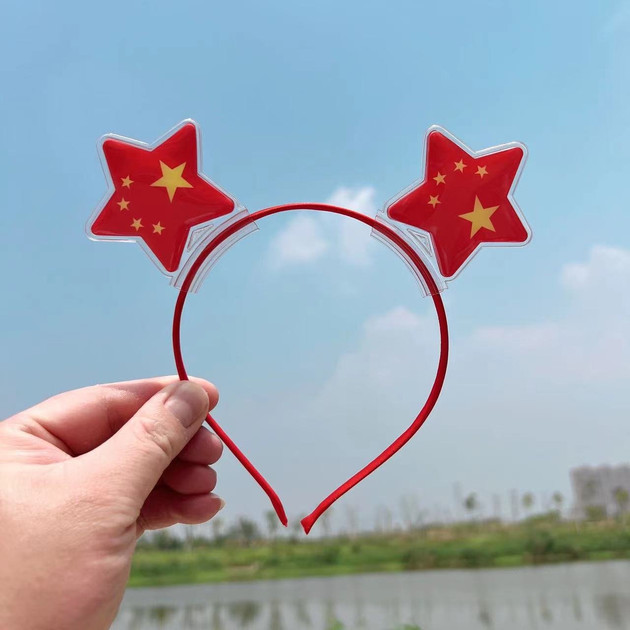 国庆节发夹儿童爱心发箍