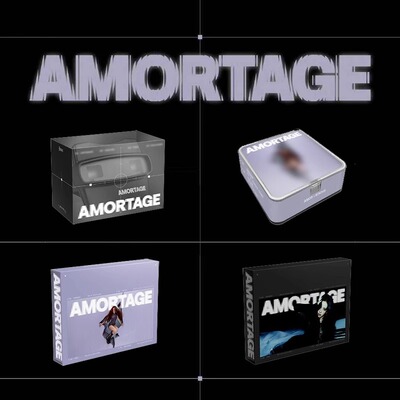 JISOO金智秀个人专辑SOLO2 AMORTAGE  正版特典小卡海报周边 迷你