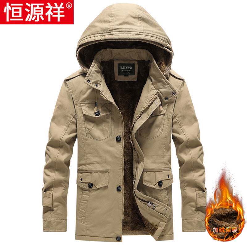 恒源祥棉衣男士秋冬季新款户外加绒加厚棉服短款工装纯棉夹克外套高性价比高么？