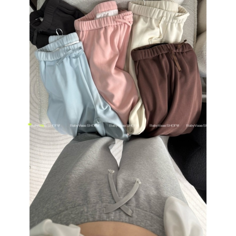 【云朵裤】冬季新款加厚绒阔腿裤松紧高腰微胖大码显瘦直筒 8772,女装/女士精品,休闲裤,淘宝优惠券,粉丝福利购,淘宝优惠卷