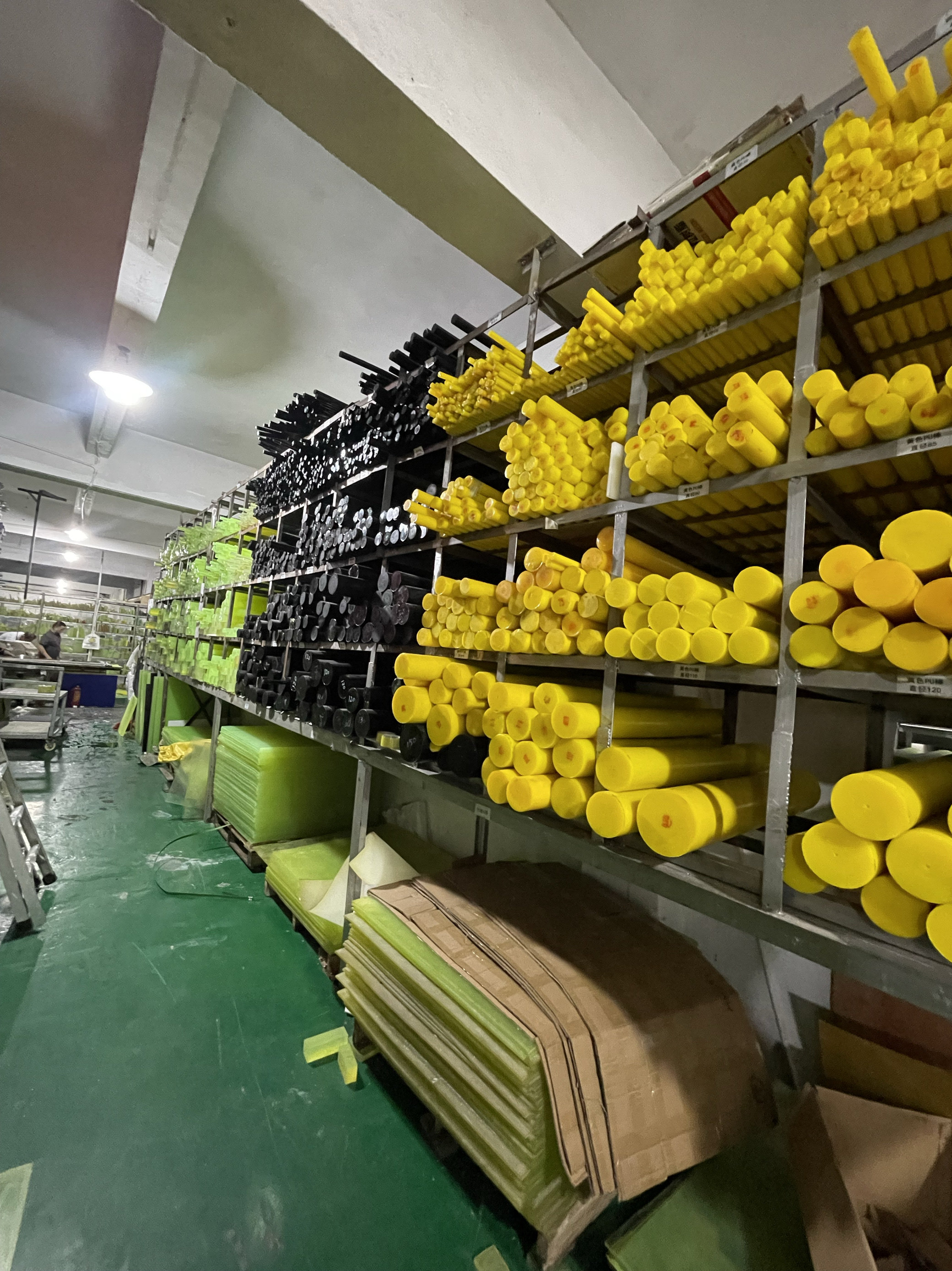 进口聚氨酯棒牛筋棒pu实心棒黄色橡胶棒优力胶弹力棒pu棒90-95度