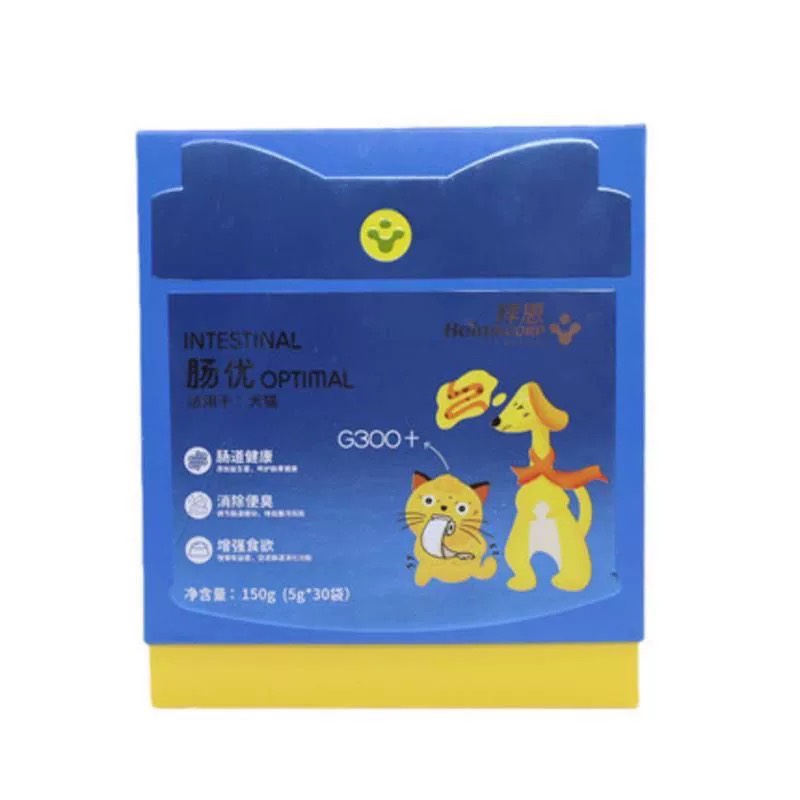 拜恩肠优宠物益生菌肠胃宝犬狗猫咪腹泻拉肚子便秘消化不良30袋装