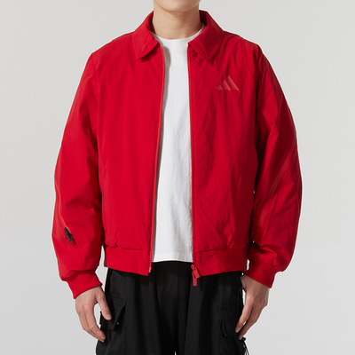 ADIDAS阿迪达斯男装2025蛇年款运动加绒休闲飞行员夹克外套JZ4193