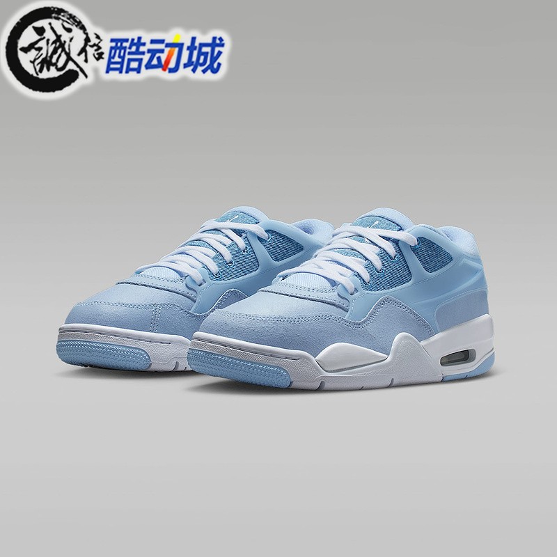 Nike耐克大童Air Jordan 4气垫缓震低帮运动休闲篮球鞋IH2348-400