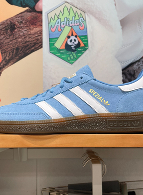 阿迪达斯三叶草男女2025夏季款经典百搭T头运动板鞋德训鞋 BD7632