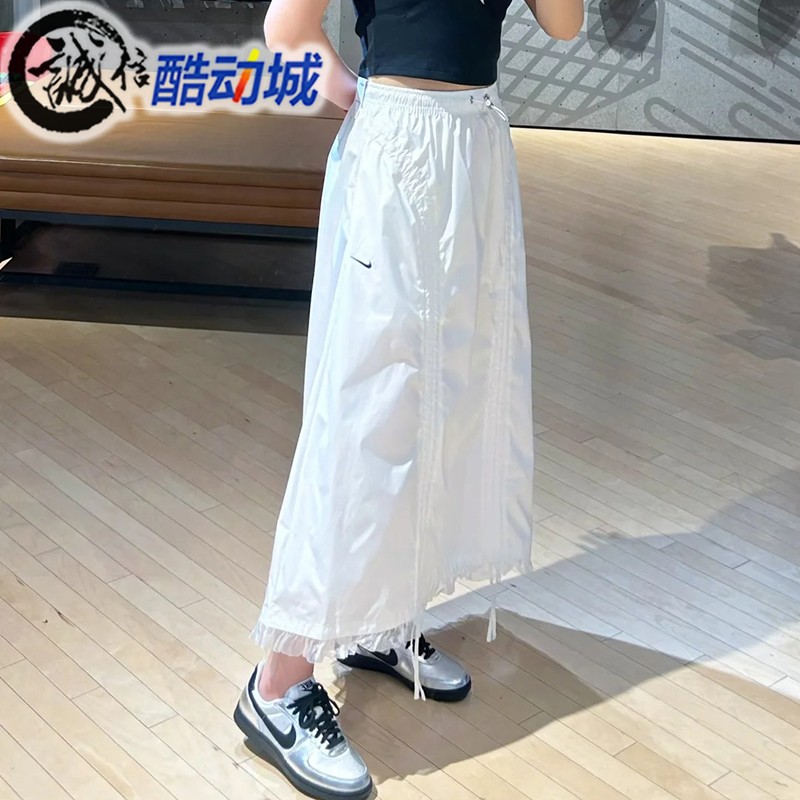 耐克女子褶饰梭织半身裙