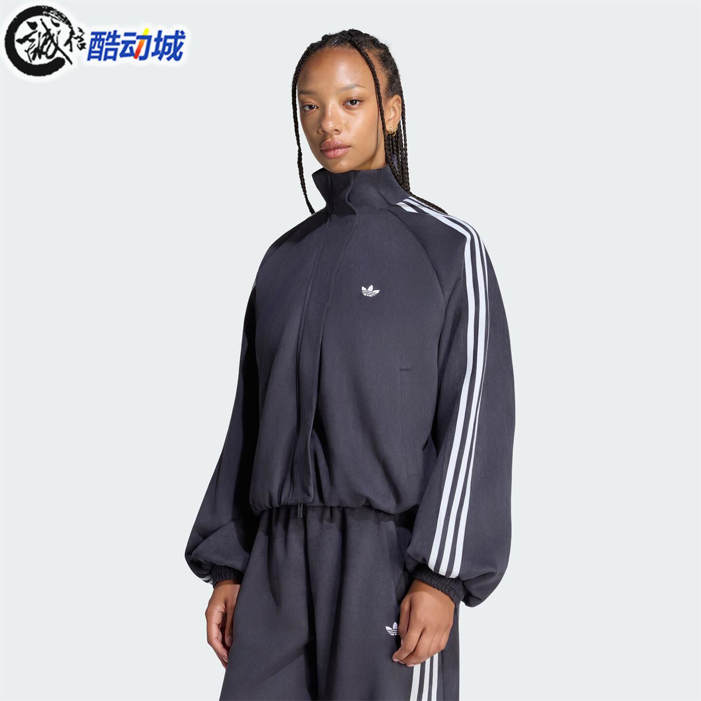 阿迪达斯三叶草女子运动外套