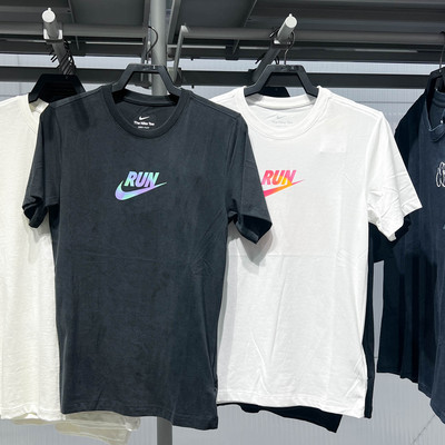 Nike耐克男子2025夏新款速干透气跑步运动短袖T恤 IH9265-010-100