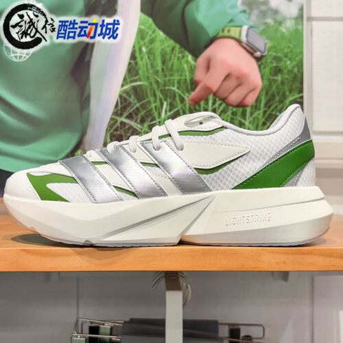 阿迪达斯男子LIGHTBLAZE透气减震回弹运动休闲跑鞋 JR7327 JR7328