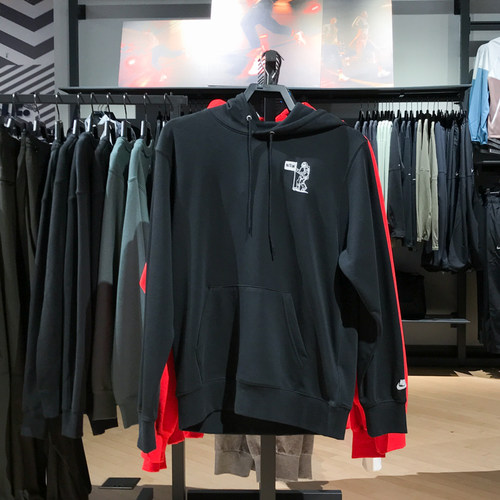 耐克男子2025春季新款Club法式毛圈休闲连帽卫衣套头衫HQ8595-010